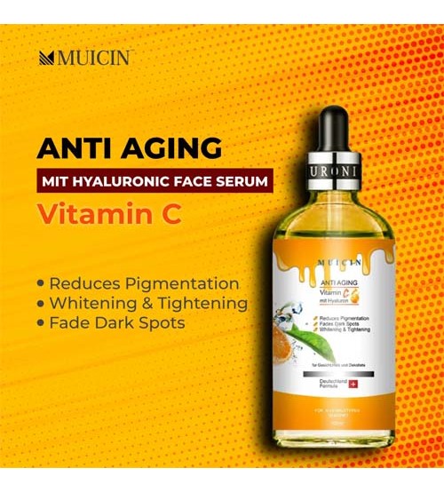 Muicin Vitamin C Anti Aging Mit Hyaluron Serum 100ml